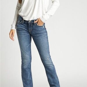 Silver Elyse straight 30x31